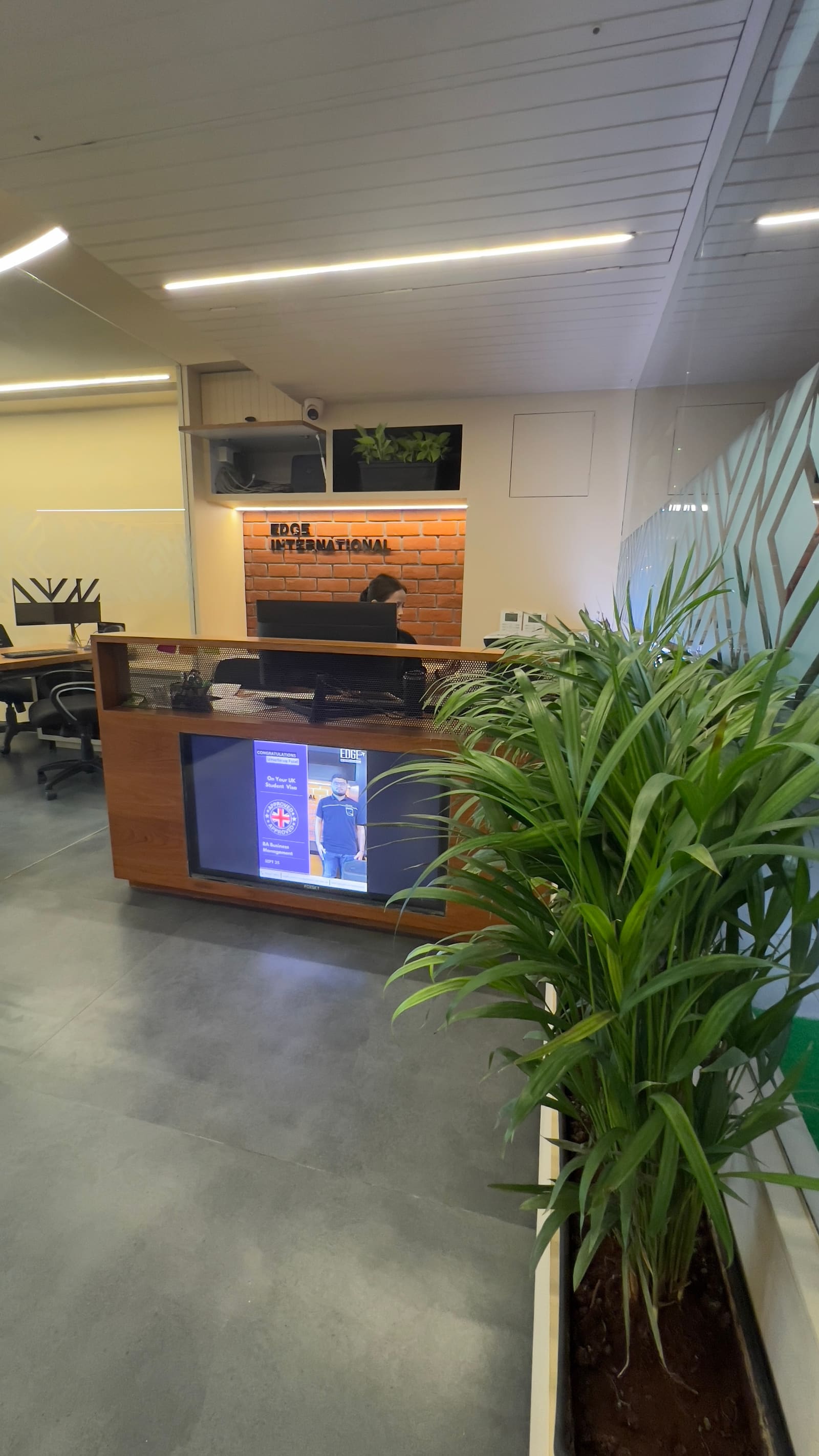 Edge International office in Vadodara, where students receive in-person counselling