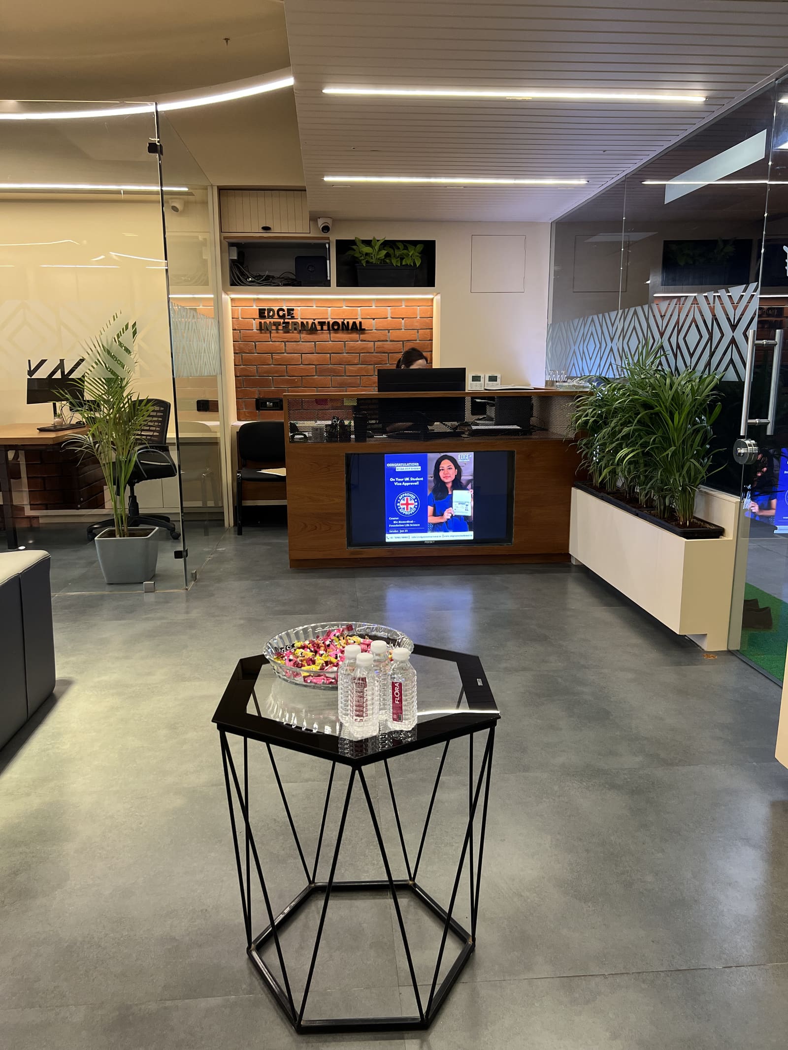 Edge International office in Vadodara, where students receive in-person counselling